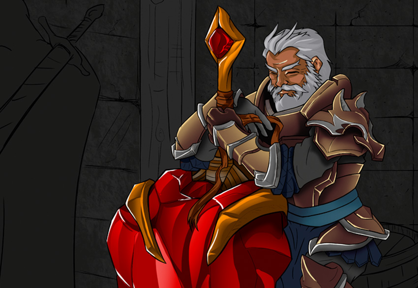 Ignacius Braveheart - Final Desenho Ilustração Alkemarra Ilustrador Pixel Artist Web Designer Freelancer post principal