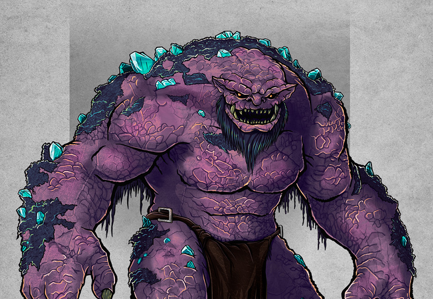 Troll das Cavernas Projeto Rise Ascenção Ricardo Riamonde Desenho Ilustração Alkemarra Ilustrador Pixel Artist Web Designer Freelancer topo